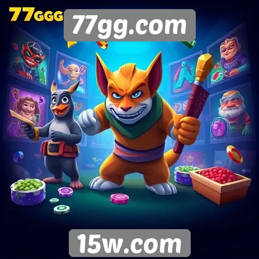 Exploração do mercado de jogos no site 77gg.com